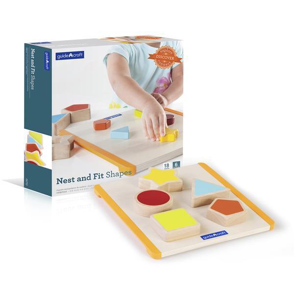 

Сортер Guidecraft Manipulatives Фигуры (G6733), Разноцветный