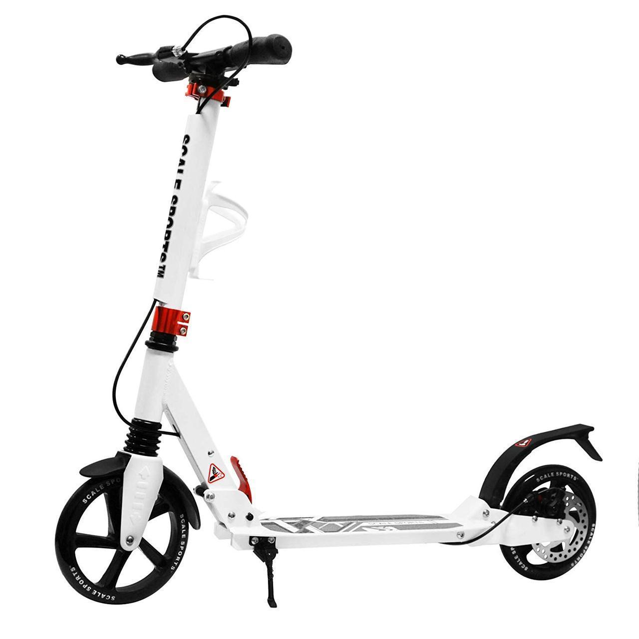 

Самокат двухколесный складной Scale Sports SS-04 200 мм белый