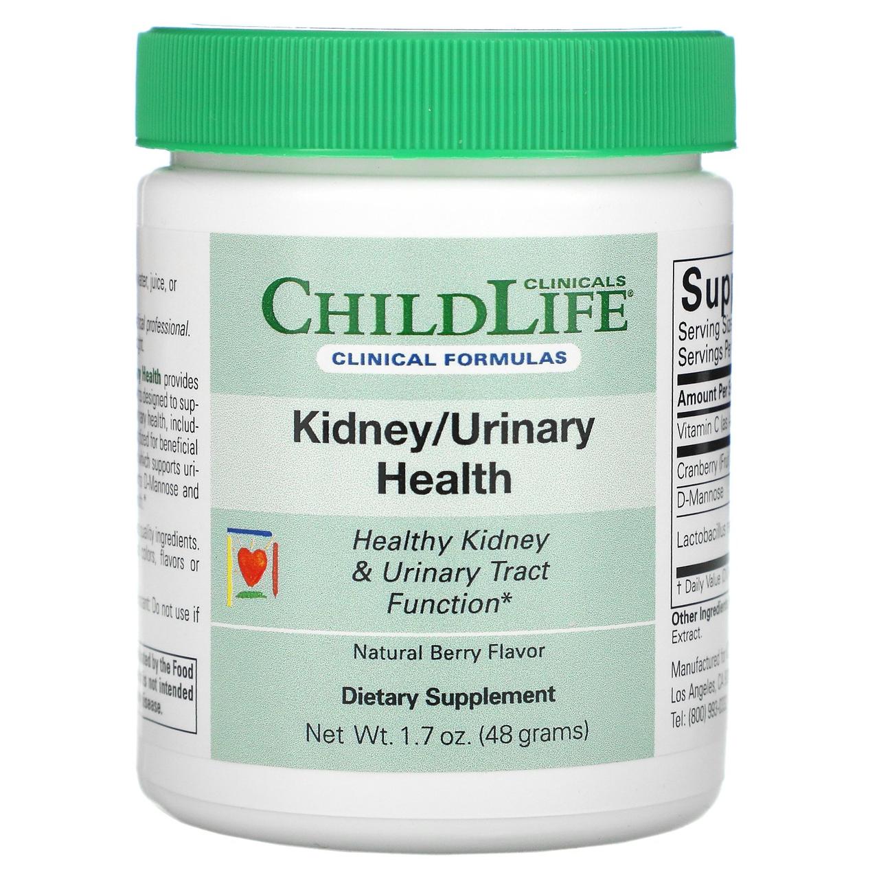 

Childlife Clinicals, Kidney/Urinary Health, Natural Berry, 1.7 oz (48 g)