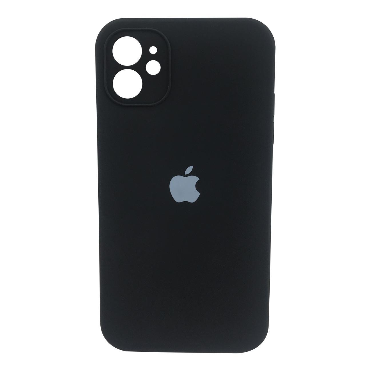 

Чехол xCase для iPhone 11 Silicone Case Full Camera Square corners Black, Черный