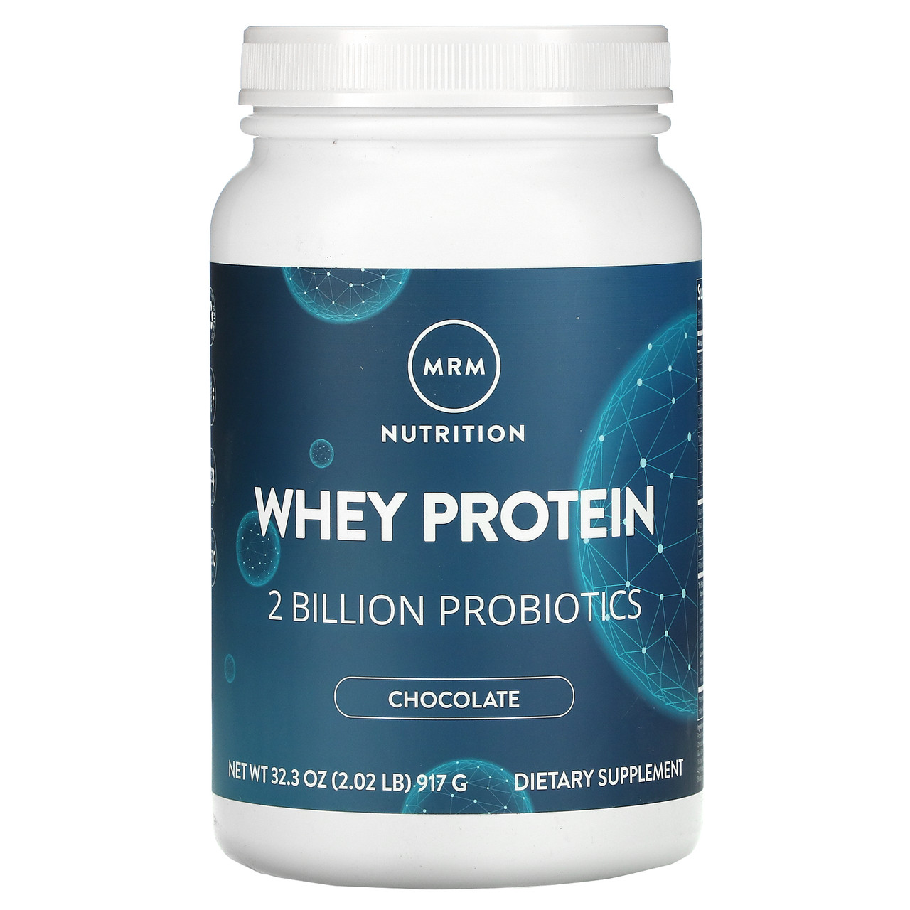 

MRM, Whey Protein, 2 Billion Probiotics, Chocolate, 2.02 lbs (917 g)