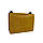 Молодежная сумка на цепочке натуральная кожа горчица Арт.VIGOR0027-1 V.P. Італія, фото 3