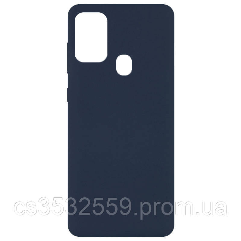 

Чехол Silicone Cover Full without Logo (A) для Samsung Galaxy A21s Синий / Midnight blue