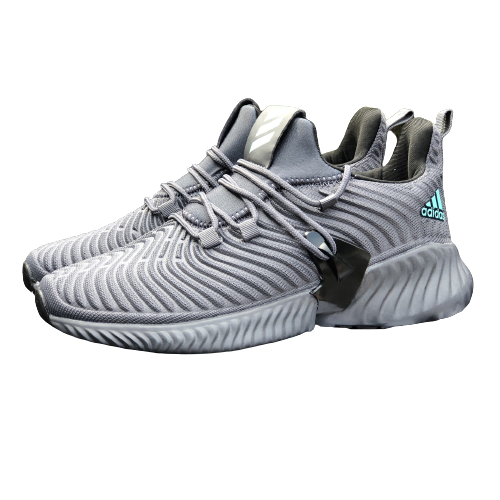 

Мужские модные кроссовки Adidas Alphabounce Instinct спортивные дышащие кроссы Адидас Альфабаунс серые 43, Серый