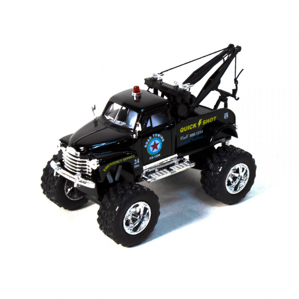 

Модель евакуатор KT5333W CHEVROLET 3100 WRECKER OFF ROAD (Black)
