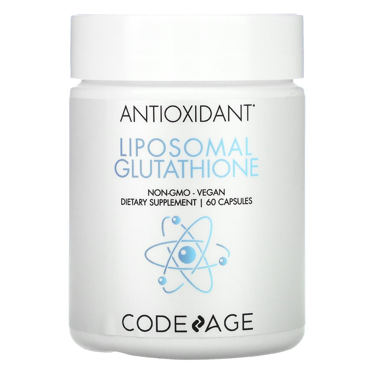 

CodeAge, Antioxidant, Lipsomal Glutathione, 60 Capsules