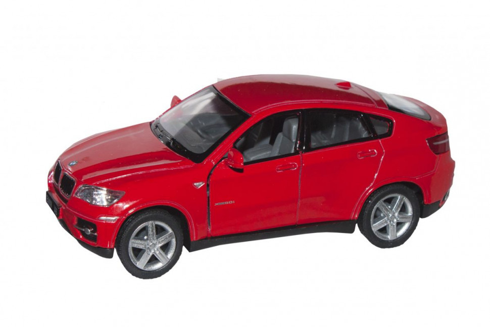 

Коллекционная игрушечная машинка BMW X6 KT5336W инерционная (Red)