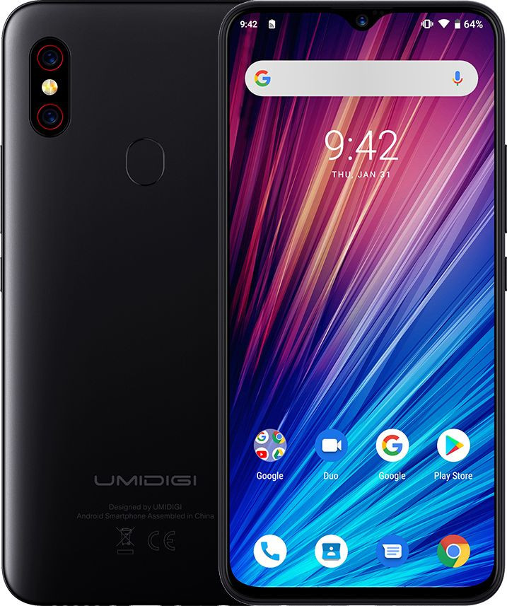 

Смартфон UMIDIGI F1 PLAY 6/64Gb Black