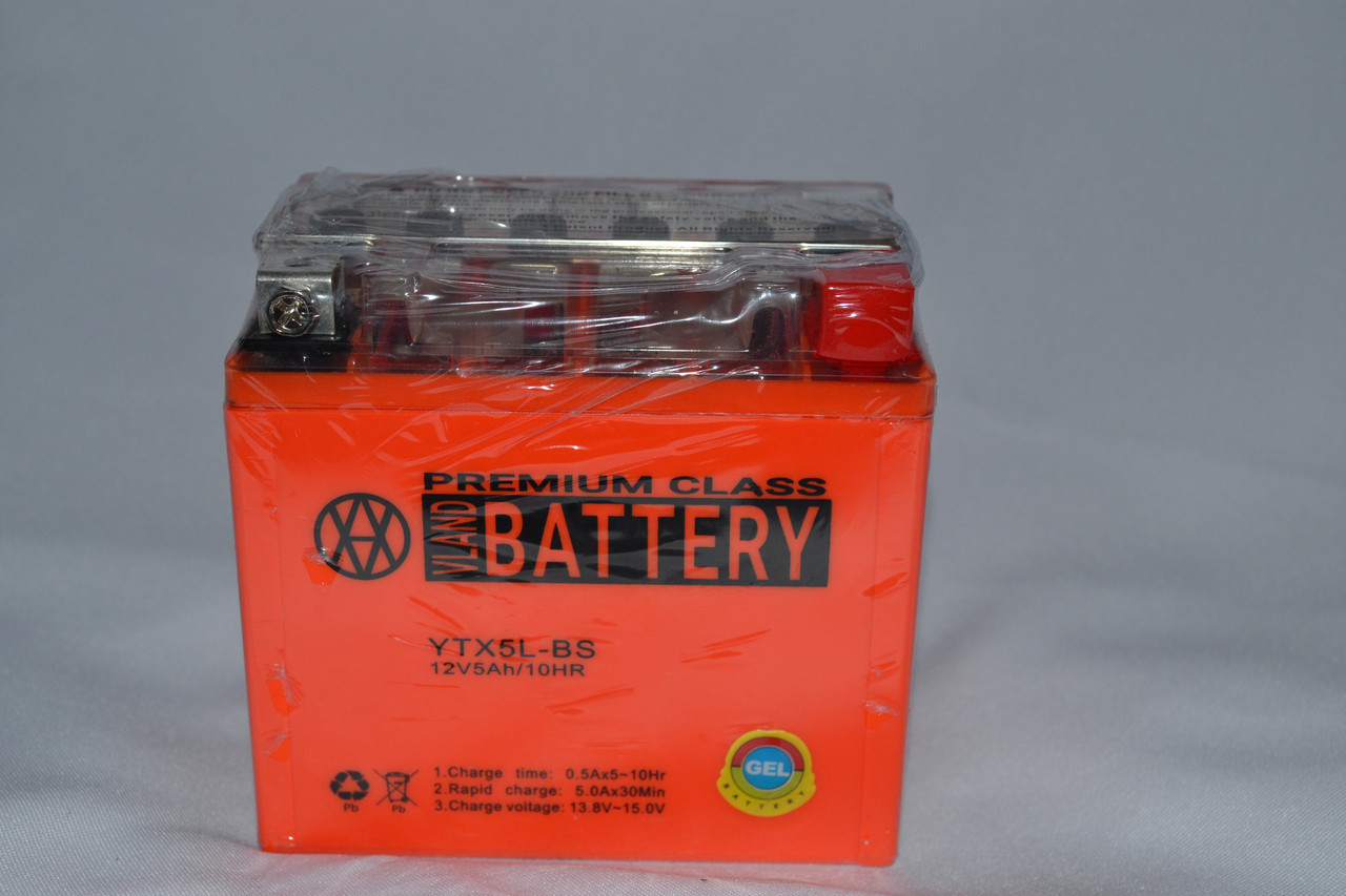 

Аккумулятор Battery UTX5L-BS 12V 5 Ah гелевый (2011)