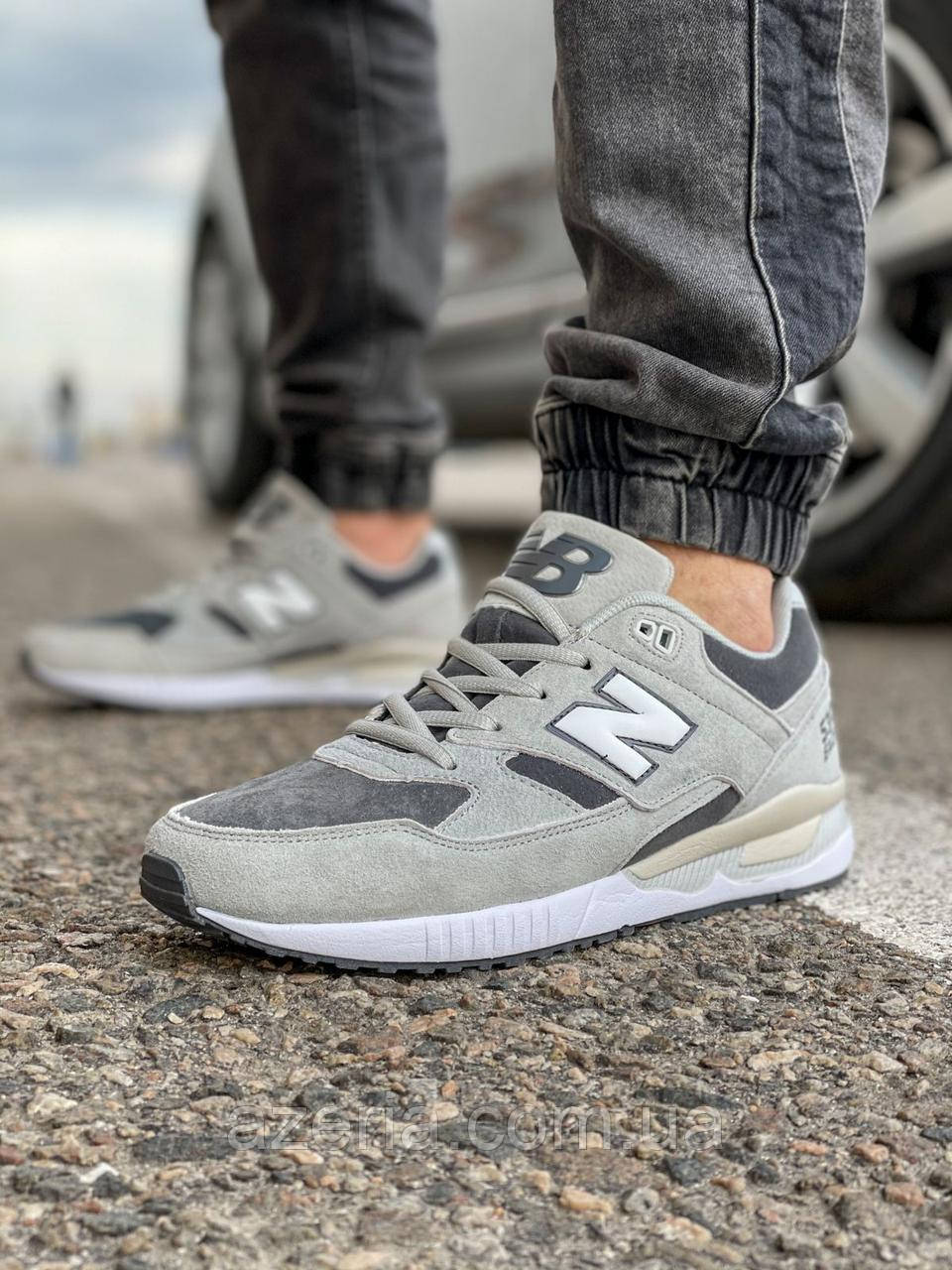 

Мужские серые кроссовки New Balance 530 44, Серый