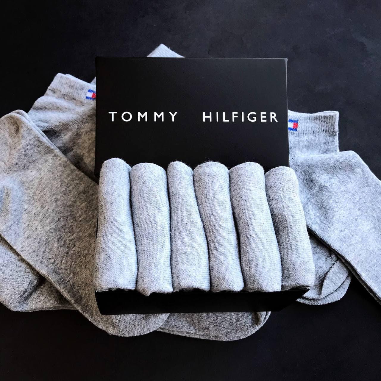 

Комплект Чоловічих носків Tommy Hilfiger сірі 6 пар