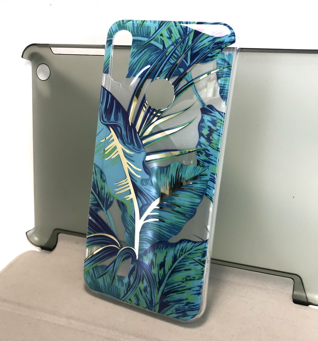 

Чехол для Huawei Y6 2019 накладка силиконовый бампер противоударный gelius Flowers