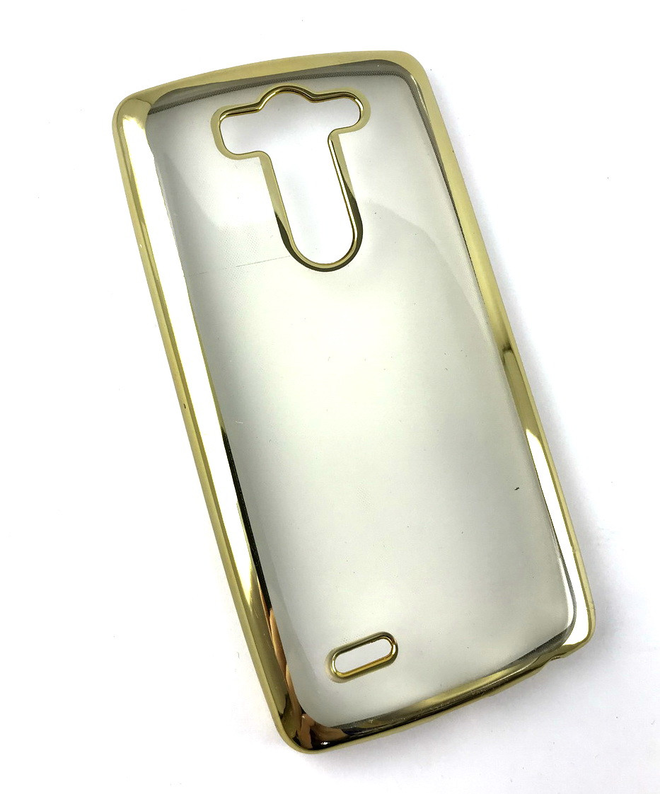 

Чехол для LG G3S D724, LG G3 mini накладка бампер противоударный Fashion, Золотистый