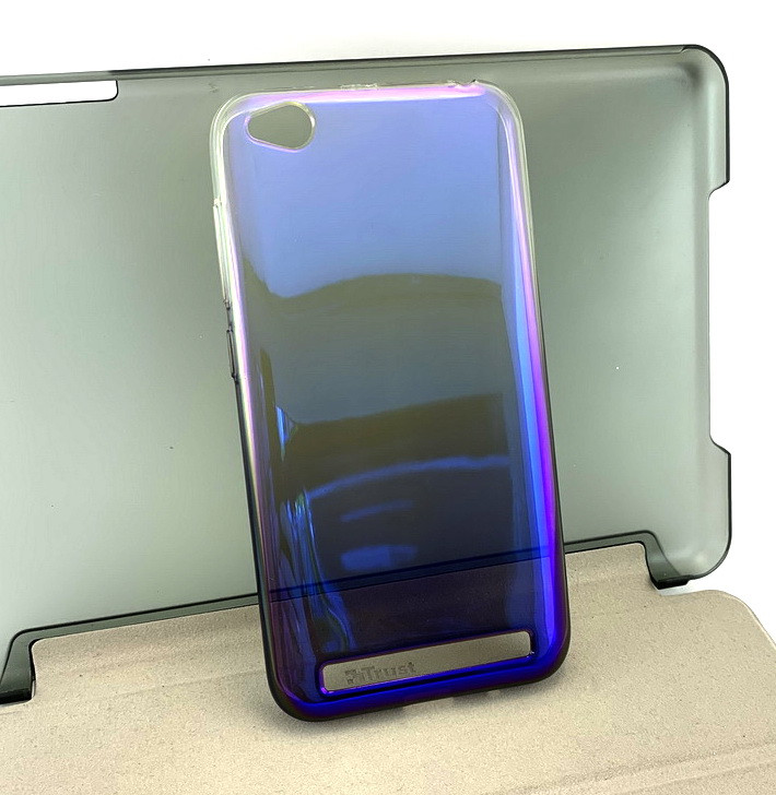 

Чехол для Xiaomi Redmi 5A накладка силиконовый бампер противоударный Illusion фиолетовый