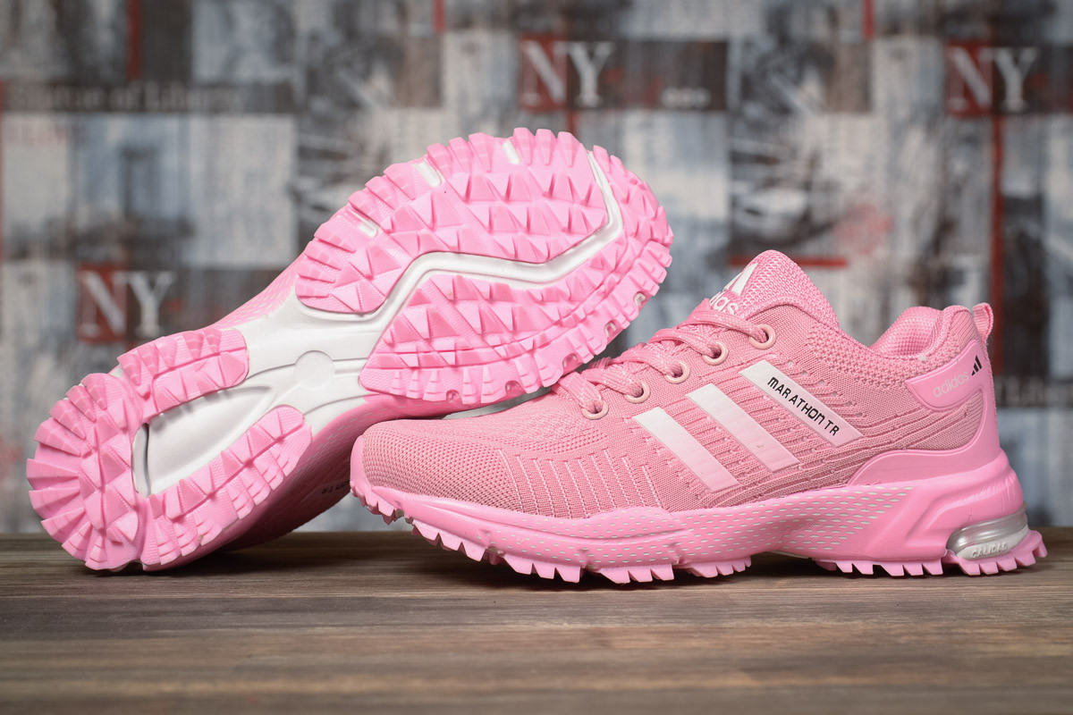 

Кроссовки женские 17002, Adidas Marathon Tn, розовые, [ 37 38 ] р. 37-23,0см., Розовый
