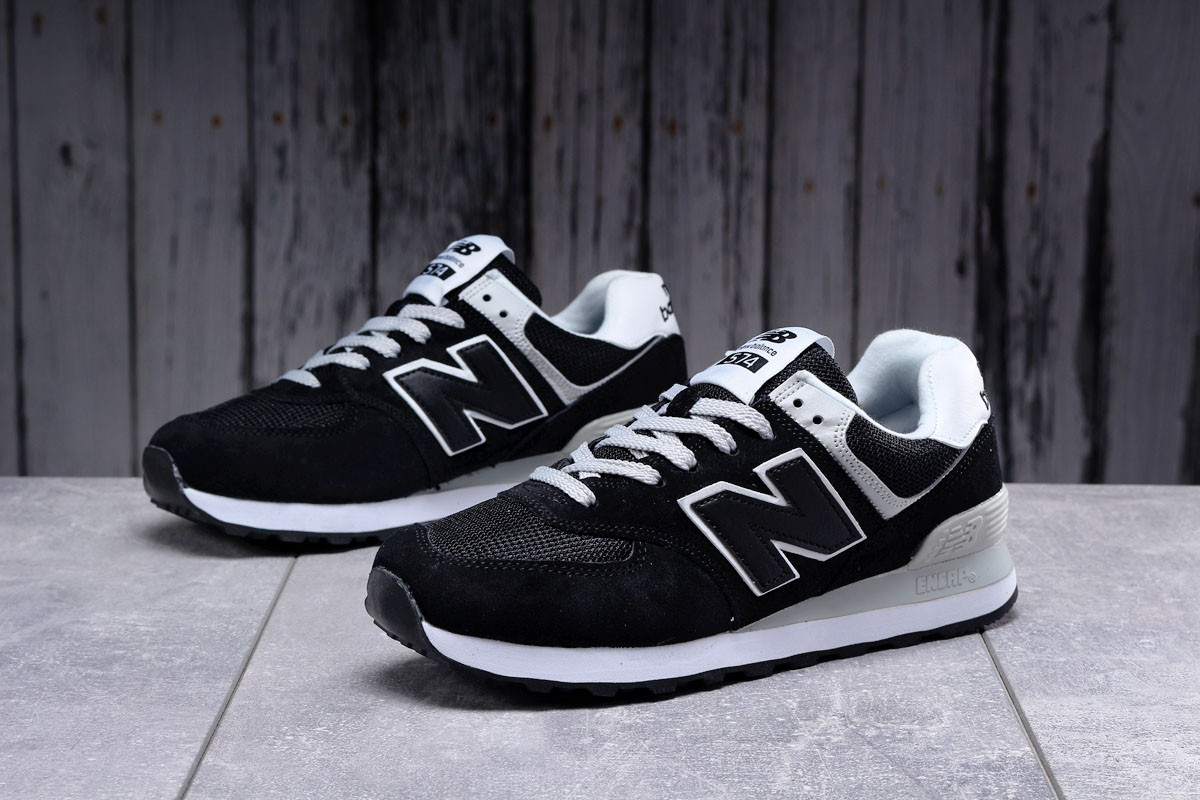 

Кроссовки мужские 17781, New Balance 574, черные, [ 46 ] р. 46-29,4см., Черный