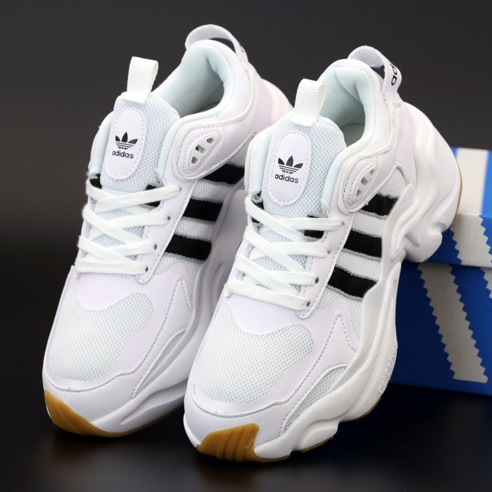

Мужские кроссовки в стиле Adidas Consortium Naked Magmur Runner, белый, черный, Вьетнам 42