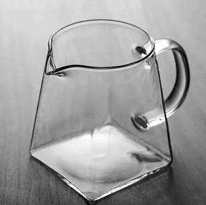 Молочник скло Карл для молока, вершків сливочник прозорий посуд для кафе бари 340 мл, фото 2