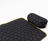 Масажний килимок + валик (аплікатор Кузнєцова) масажер для спини/голови/ніг OSPORT Lite ECO 80 (apl-027), фото 2