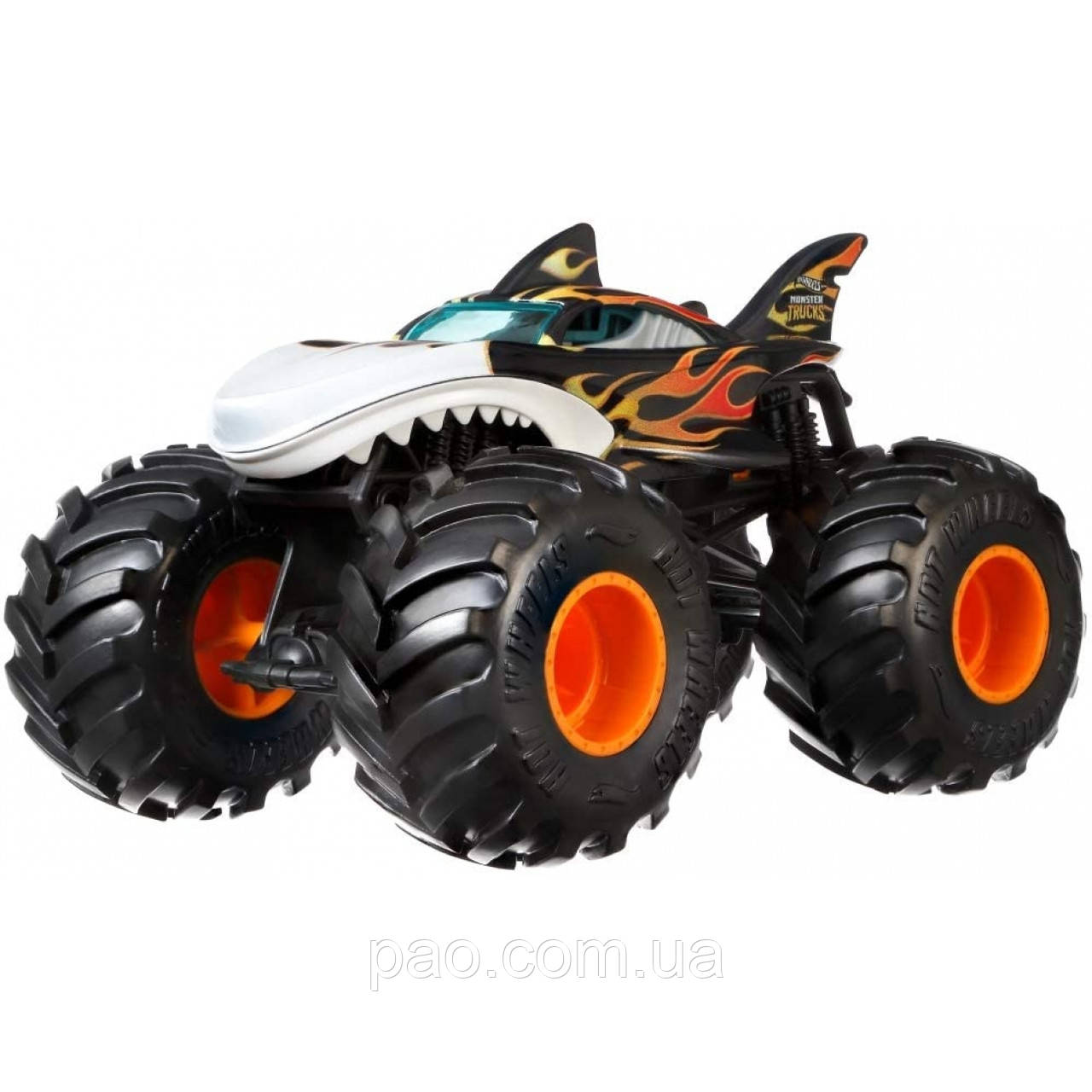 

Машинка внедорожник Hot Wheels Monster Trucks, Shark Wreak, хот вилс Огненная Акула