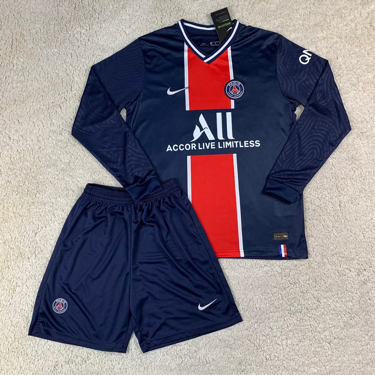 

Футбольная форма ПСЖ/ PSG football uniform 2020-2021 с длинным рукавом