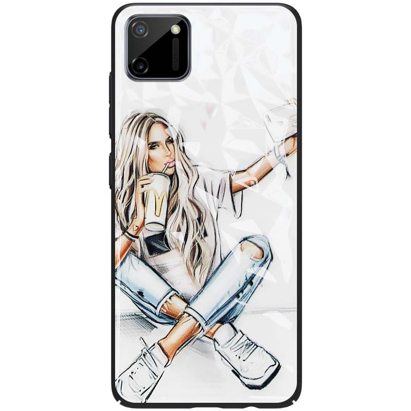 

TPU+PC чехол Prisma Ladies для Realme C11, Selfie