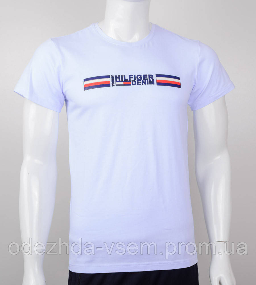 

-Р- Футболка мужская Tommy Hilfiger Белый (0903м), XXL