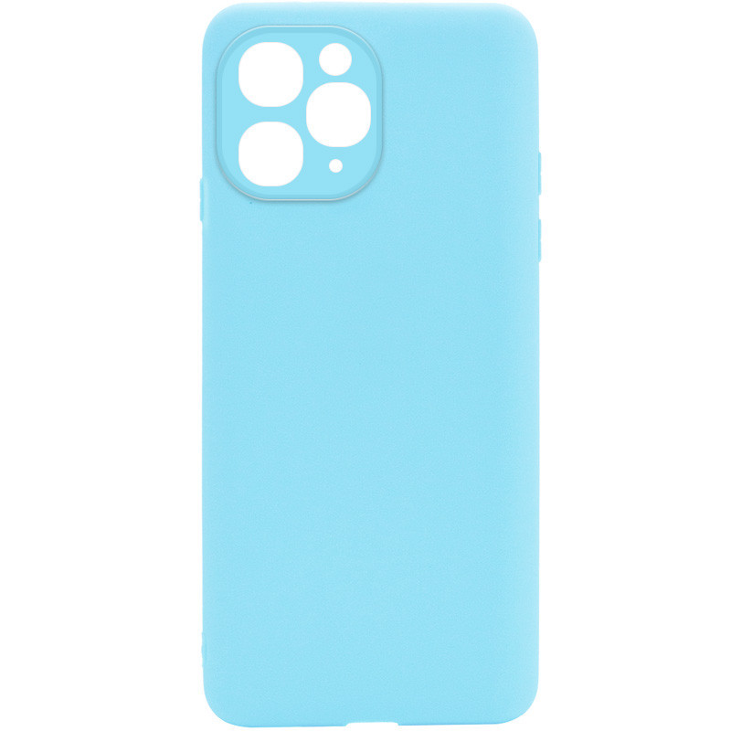 

Силиконовый чехол Candy Full Camera для Apple iPhone 11 Pro (5.8"), Бирюзовый / turquoise