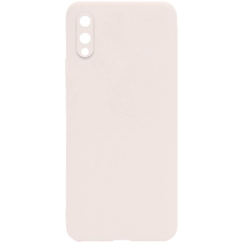 

Силиконовый чехол Candy Full Camera для Samsung Galaxy A02, Бежевый / antigue white