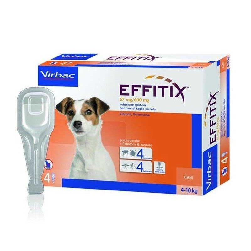 Еффітікс 4-10 кг краплі від бліх і кліщів для собак