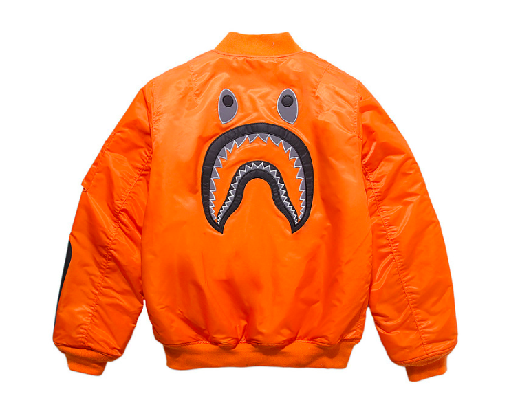 

Бомбер Bape WGM Orange / Бейп ВГМ Оренж