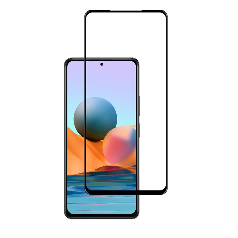 

Захисне скло Glass Xiaomi Redmi Note 10 Pro Full Glue black, Черный