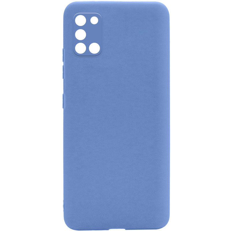 

Силиконовый чехол Candy Full Camera для Samsung Galaxy A31 Голубой / Mist blue