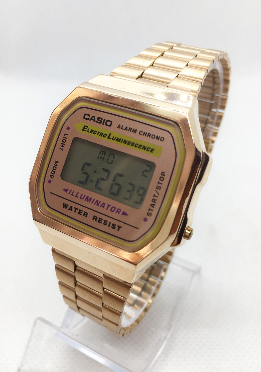 

Часы мужские наручные электронные CASIO (Касио), золотистые ( код: IBW413Y1 )