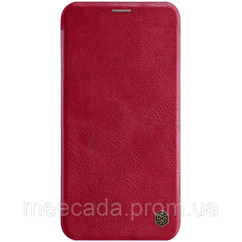 

Кожаный чехол (книжка) Nillkin Qin Series для Apple iPhone 11 Pro (5.8"), Красный