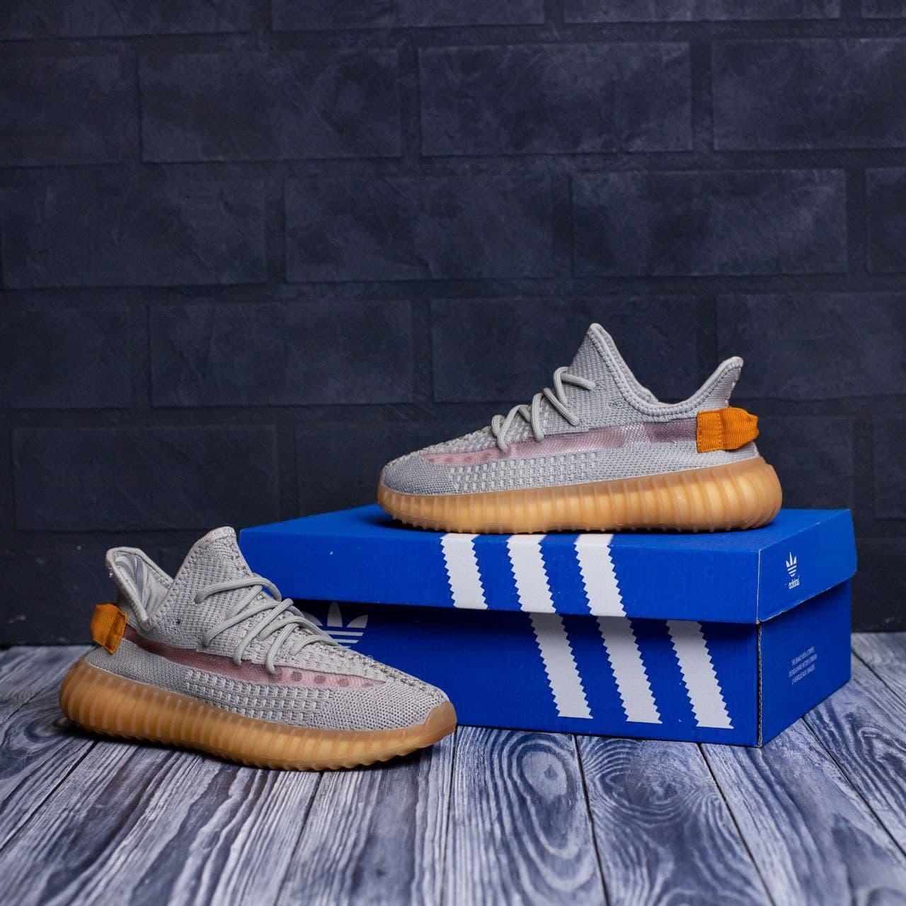 

Adidas Yeezy Boost 350 Gray Orange / Адидас Изи Буст 350 Серый Оранжевый Женские 38, Разные цвета