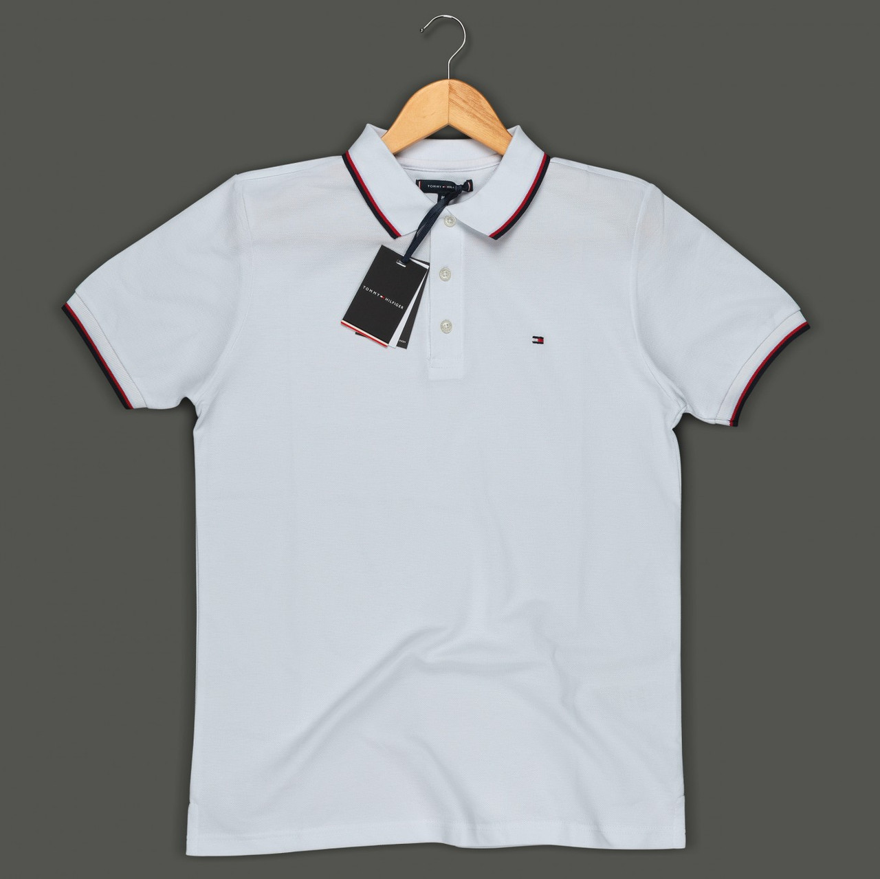 

Поло Tommy Hilfiger реплика, люкс качество Белый, L