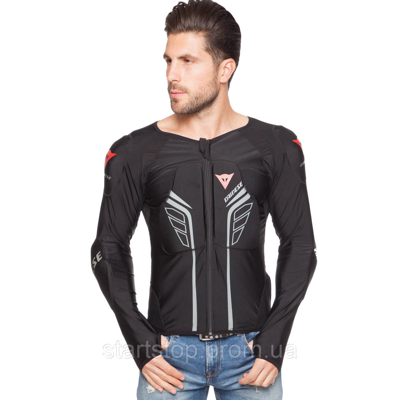 

Мотозащита тела компрессионная planeta-sport DAINESE JK38 _(46-48) Черный