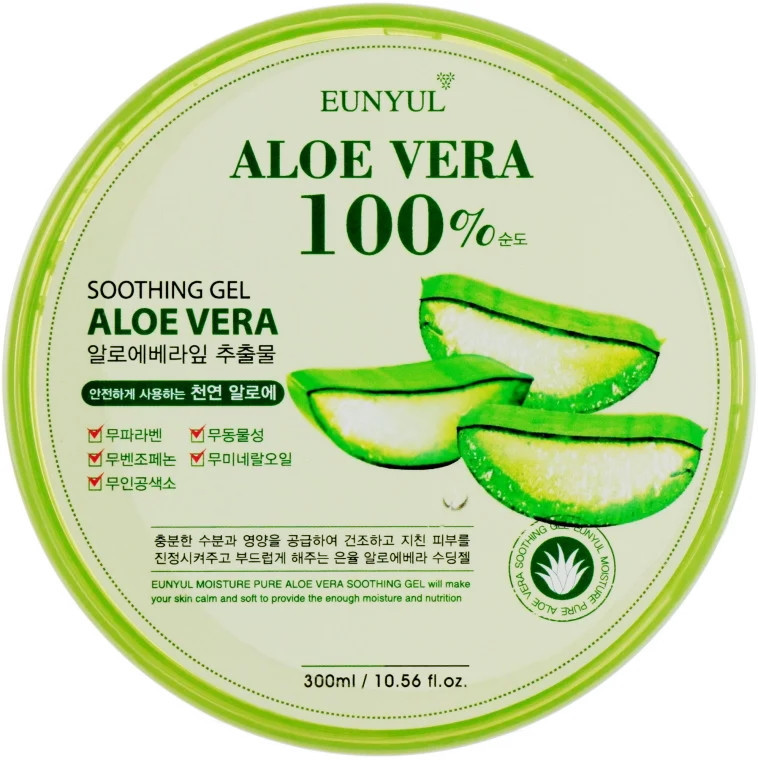 

Универсальный гель для тела с алоэ вера Eunyul Aloe Soothing Gel 100% 300 мл (8809389438860)