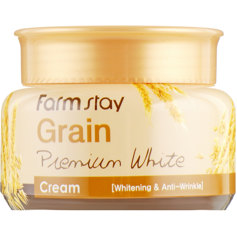 

Осветляющий крем для лица с маслом ростков пшеницы Farmstay Grain Premium White Cream 100 мл (8809480772283)