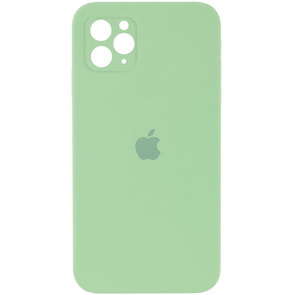 

Уценка Чехол Silicone Case Square Full Camera Protective (AA) для Apple iPhone 11 Pro (5.8"), Дефект упаковки / мятный / mint