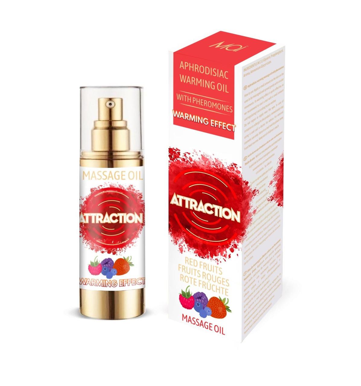 

Розігріваюче масажне масло з феромонами MAI PHEROMON MASSAGE OIL - RED FRUITS, 75мл