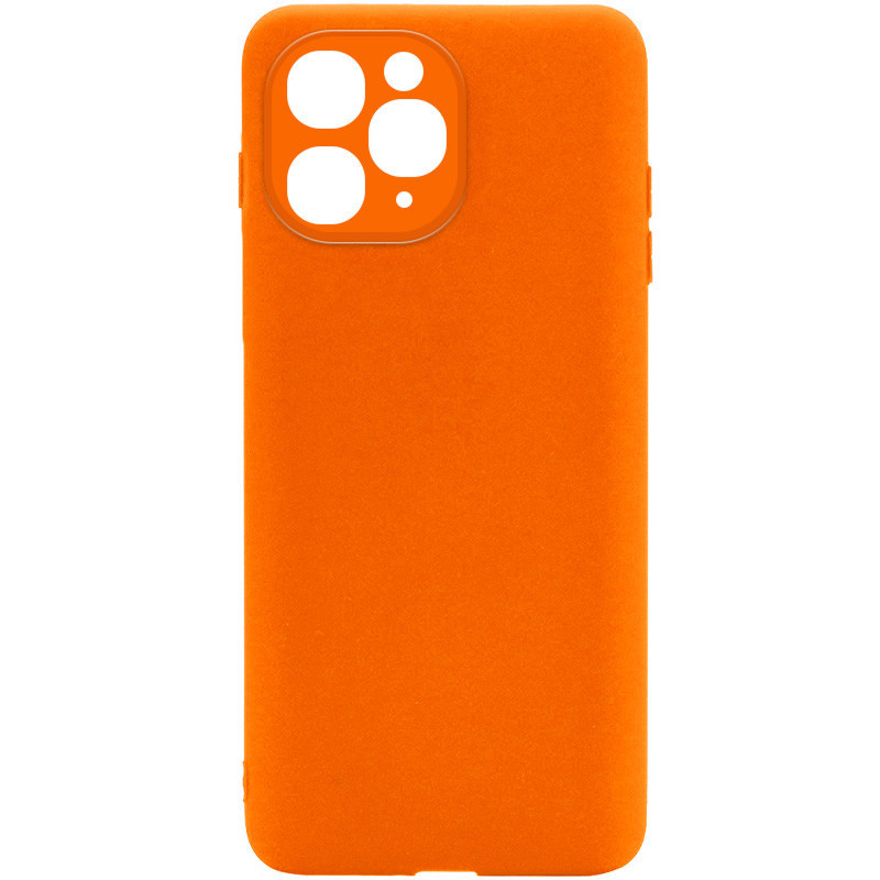 

Силиконовый чехол Candy Full Camera для Apple iPhone 11 Pro Max (6.5") Оранжевый / Orange