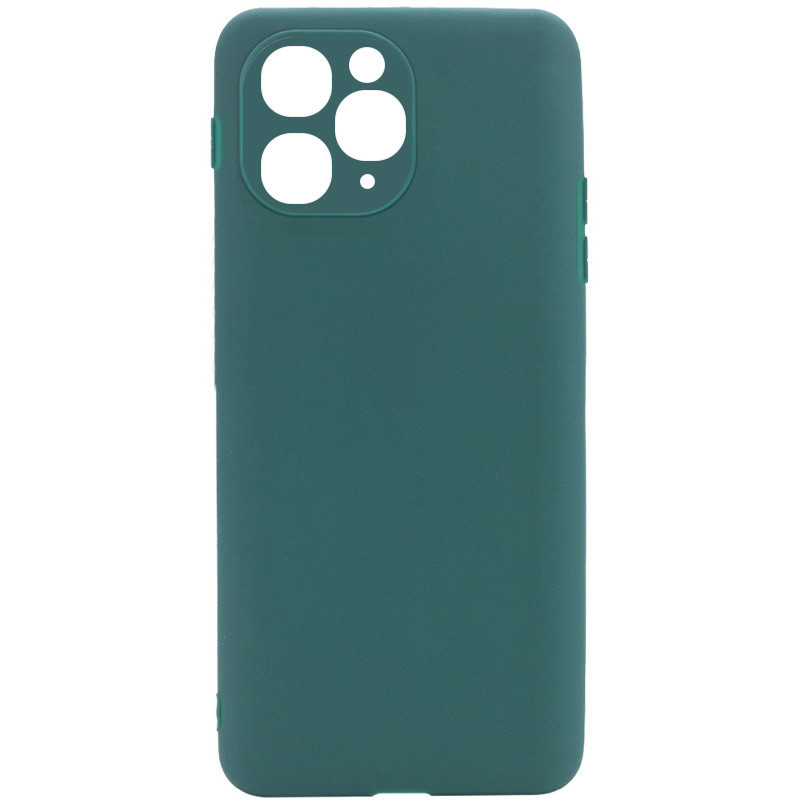 

Силиконовый чехол Candy Full Camera для Apple iPhone 11 Pro (5.8") Зеленый / Forest green