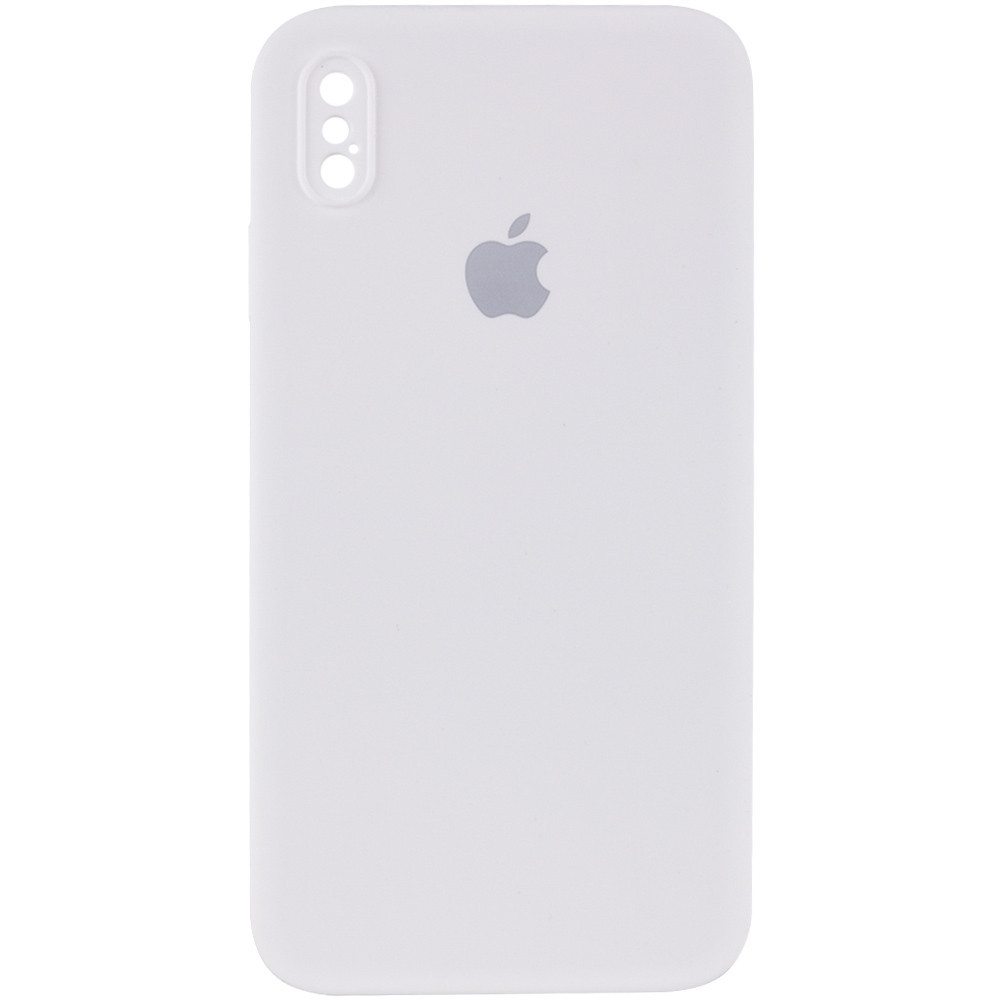 

Уценка Чехол Silicone Case Square Full Camera Protective (AA) для Apple iPhone XS Max (6.5"), Дефект упаковки / белый / white