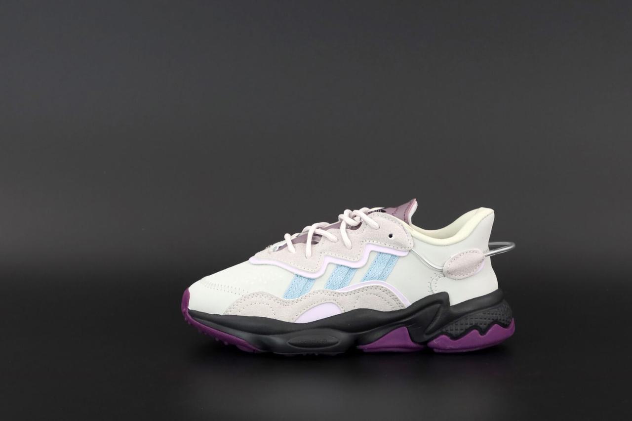 

Модные женские кроссовки Adidas Ozweego Lilac сиреневые (Кроссовки Адидас Озвиго рефлективные весна/лето) 38, Сиреневый