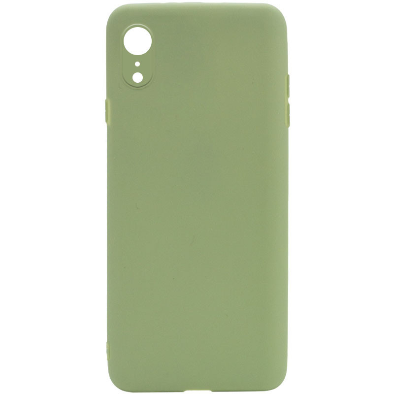 

Силиконовый чехол Candy Full Camera для Apple iPhone XR (6.1"), Фисташковый