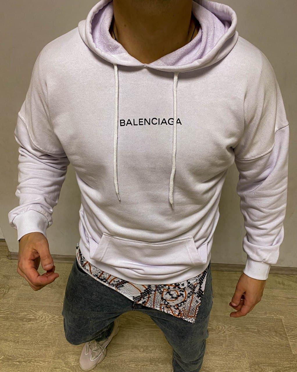 

Худи Balenciaga XL, Белый