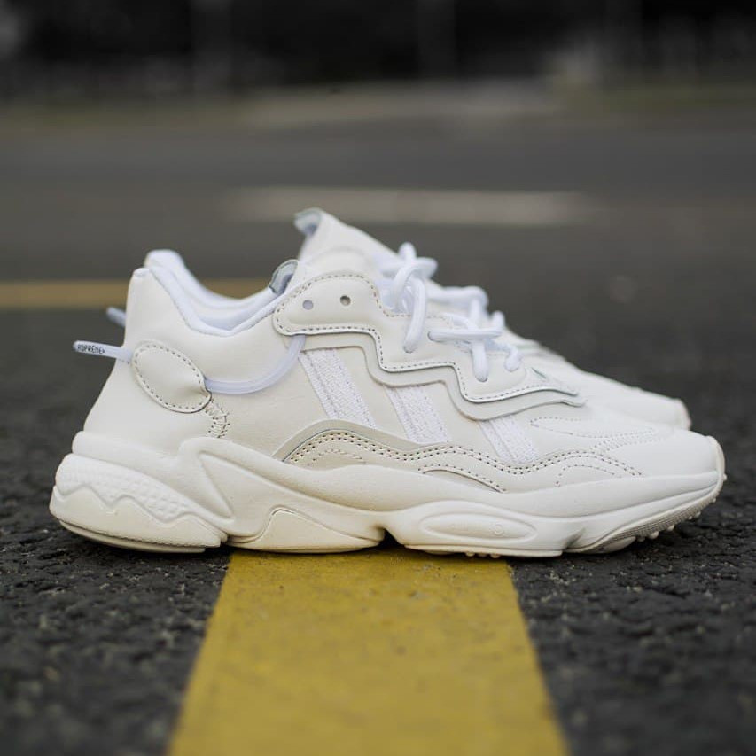 

Мужские рефлективные кроссовки Adidas Adiprene Ozweego White / Адидас Озвиго Белые 44, Белый