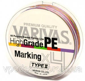 

Шнур Varivas High Grade PE Marking TYPE Ⅱ X4 150m #1, Разные цвета